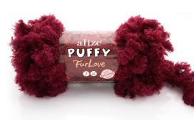 Alize Alize Puffy FurLove 107 kirsikka 100g APFU-107