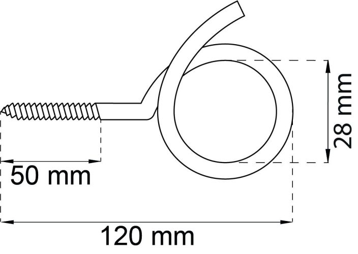 Saparokoukku  115  40535K tuotekuva 1