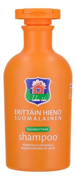 Erittain Hieno Suomalainen tuuheuttava shampoo 300ml Erittain Hieno Suomalainen tuuheuttava shampoo 300ml