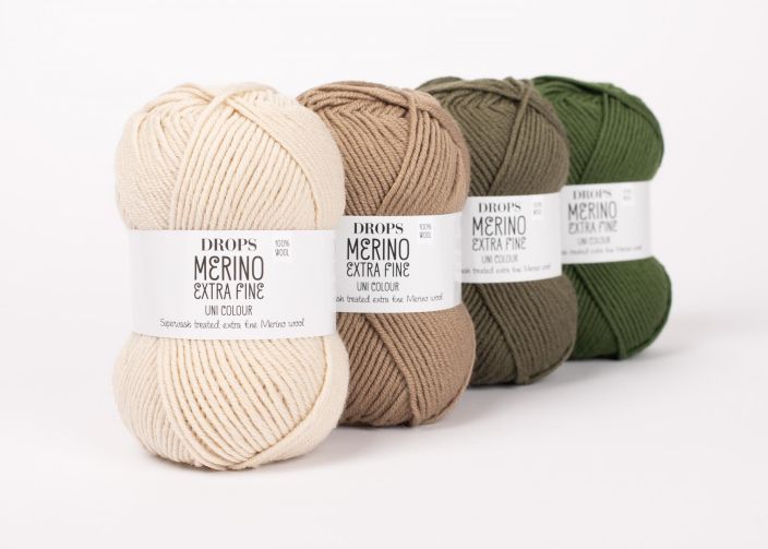 Drops Merino Extra Fine 53 moss green 50g 108553 tuotekuva 1