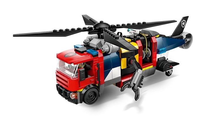 3in1 Helikopteri paloauto sukellusvene 60462 tuotekuva 4