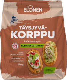 Elonen Täysjyväkorppu 280g 04285