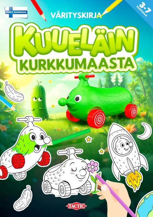 Kuuelain Kurkkumaasta varityskirja 60830 926-1743 Kuuelain Kurkkumaasta varityskirja 60830 926-1743