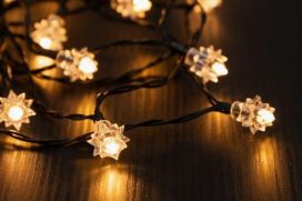 Finnlumor Retro LED-valosarja 40LED meripihka