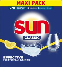 Sun konetiskitabletti Lemon 70kpl