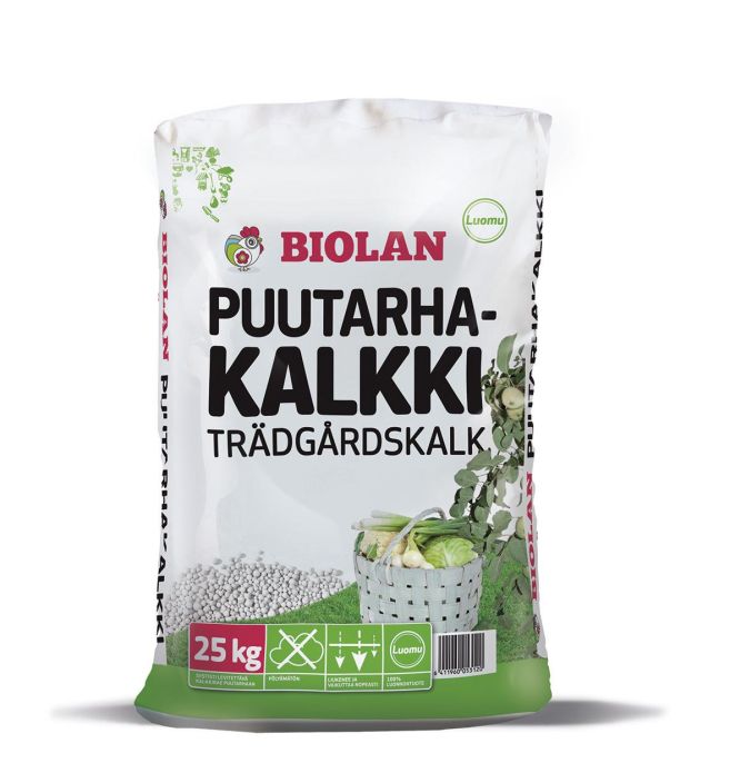 Biolan puutarhakalkki rae 25kg 54531200 940-117 Rae 25kg