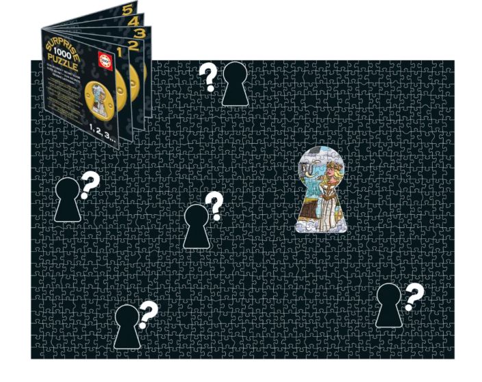 Educa Knights Round The Table Surprise 1000 palaa 80-20396 tuotekuva 2