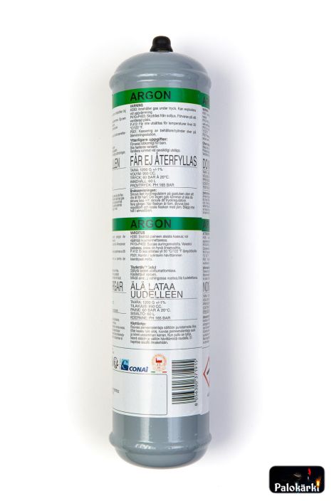 Kertakaytto suojakaasu Argon ARGON 980-3039