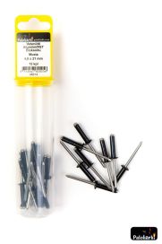 Palokärki Vetoniitti alumiini/ruostumaton eloksoitu musta 4,8x21mm 15kpl 48214