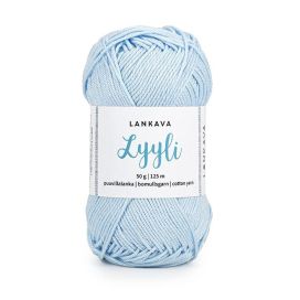 Lankava Lyyli puuvillalanka 815 vaaleansininen 50g