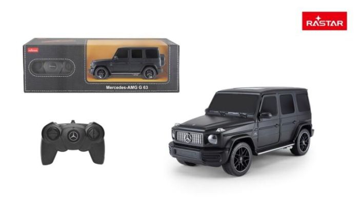 RASTAR Radio-ohjattava 1:24 Mercedes-Benz G63 Matta Musta 95800 tuotekuva 4