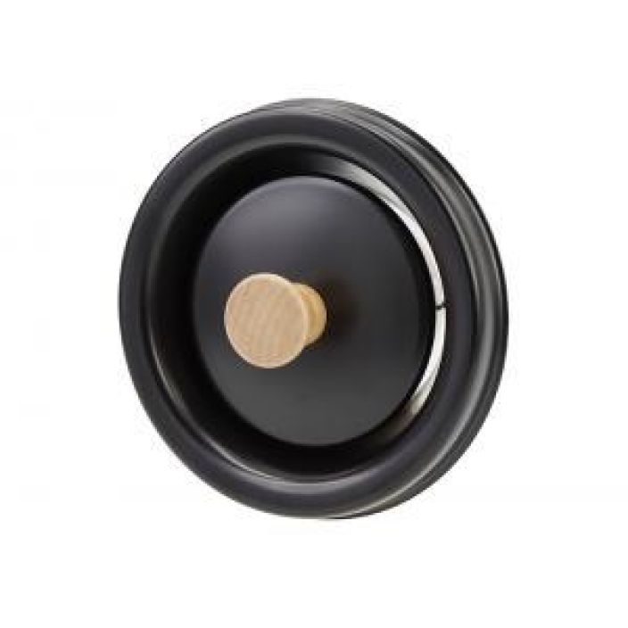 Poistoilmaventtiili musta 100mm 5925 936-1607