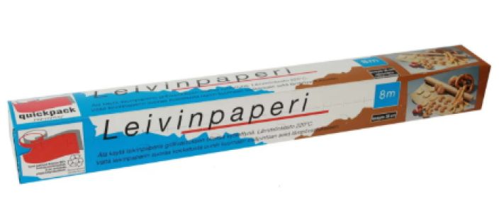 Leivinpaperi 38cm x 8m valkaisematon Leivinpaperi 38cm x 8m valkaisematon