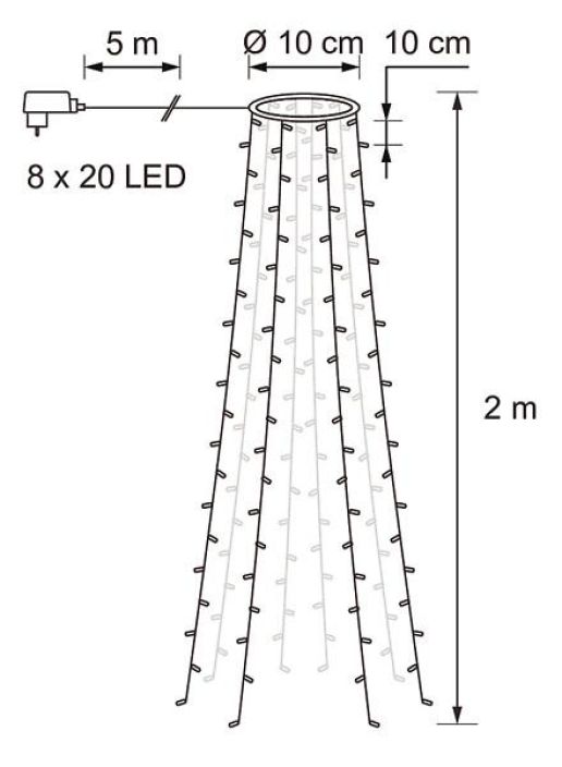 Airam Juniper led-latvasarja 9478944 tuotekuva 2 Airam Juniper led-latvasarja 9478944 tuotekuva 2
