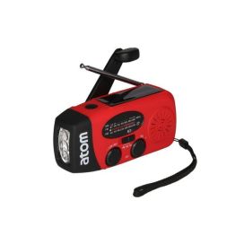 Atom Atom Hätäradio valolla ja varavirtalähteellä 626981