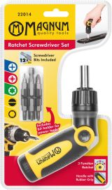 Magnum Räikkäruuvitaltta nivelellä 14-osainen 22014