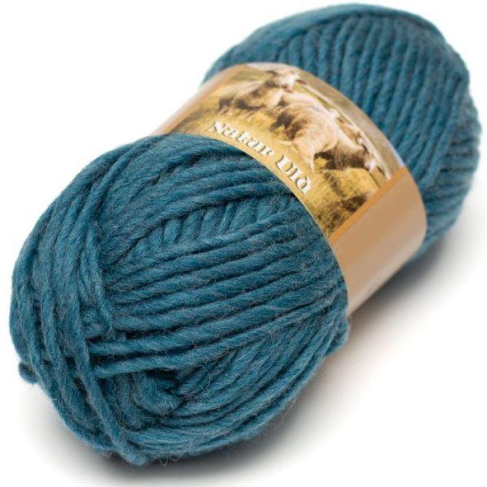 Hjertegarn Natur Uld 0980 Petrooli 100g HNU-0980