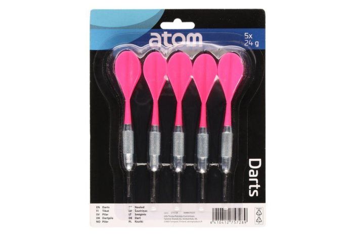 Atom Tikat 5kpl 24g värilajitelma 651049 tuotekuva 1 Atom Tikat 5kpl 24g värilajitelma 651049 tuotekuva 1