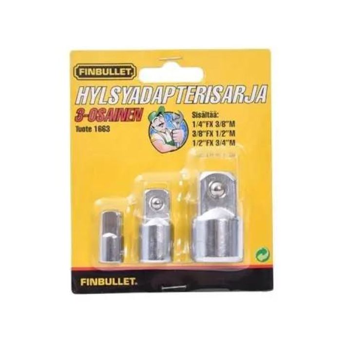 Hylsyadapterit 3 osaa 942-119