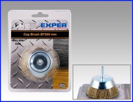Exper teräskuppiharja 60x6mm
