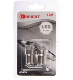 C-Bright C-Bright LED-Polttimopari BA15D 12led 12V valk. 29-263VA