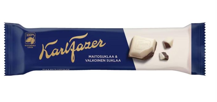 Karl Fazer sininen&valkoinen patukka 38g 401906 906-376 Karl Fazer sininen&valkoinen patukka 38g 401906 906-376