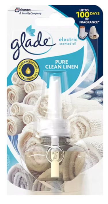 Glade electric pure clean linen taytto 20ml POISTUU Glade electric pure clean linen taytto 20ml POISTUU