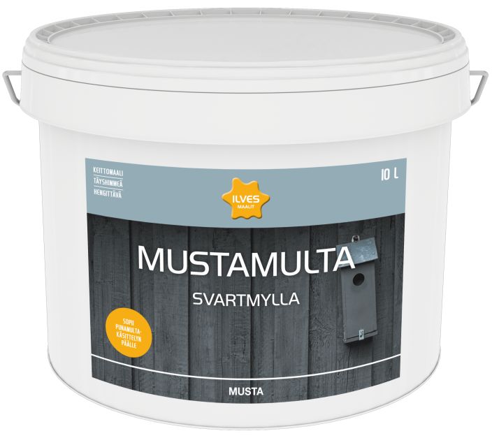 Ilves mustamulta keittomaali 10L IL4812 920-644