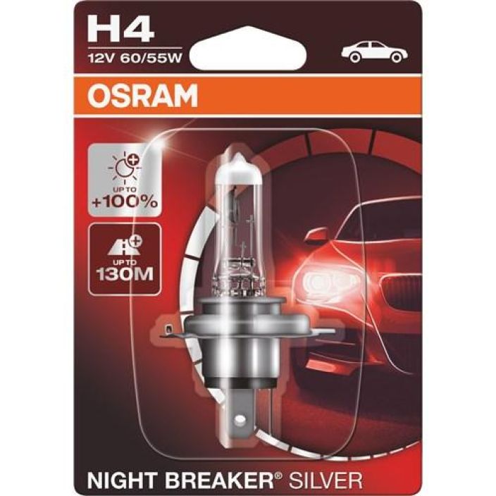 Osram H4 Night Breaker Silver 10-64193NBS-01B 908-1691