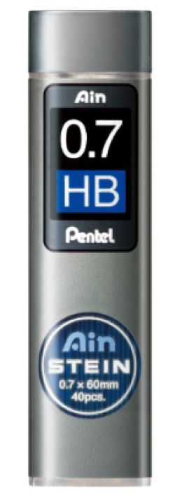 Irtolyijy Pentel AinStein 0.7 HB 40kpl Erittain vahva 0,7mm Pentel AinStein irtolyijy innovatiivisessa tuubissa. Irtolyijy Pentel AinStein 0.7 HB 40kpl Erittain vahva 0,7mm Pentel AinStein irtolyijy innovatiivisessa tuubissa.