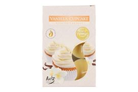 Aura tuoksulämpökynttilä Vanilla Cupcake 6kpl 