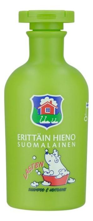 Erittain Hieno Suomalainen lasten shampoo & hoitoaine 300ml 950-084 Erittain Hieno Suomalainen lasten shampoo & hoitoaine 300ml 950-084