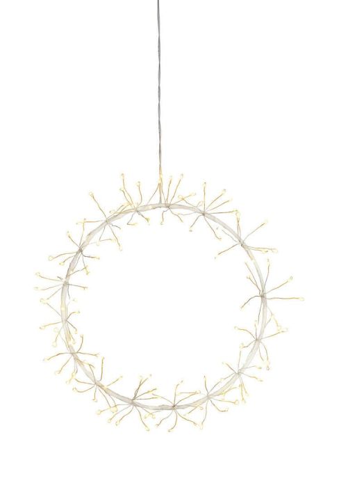 Airam Elsie kranssi 30cm valk. 9478648 tuotekuva 1 Airam Elsie kranssi 30cm valk. 9478648 tuotekuva 1