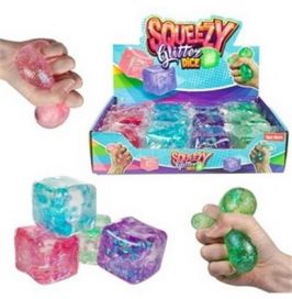 Squeezy Glitter kuutio