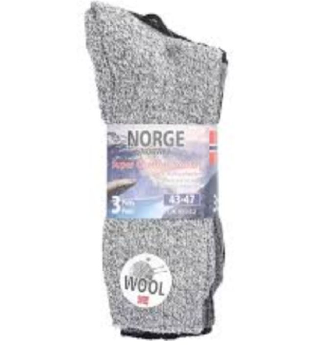 Lamposukat norway 3-pack 82.00306.99 994-017 35-47