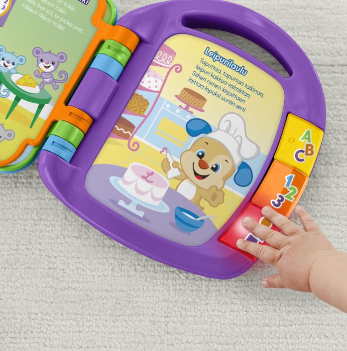 Fisher Price opettava laulava kirja CLK26 03116017 tuotekuva 2
