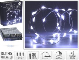 Valolanka 80LED valkoinen