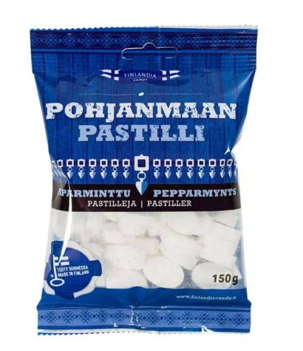 Pohjanmaan pastilli piparminttu 150g 901-238 Pohjanmaan pastilli piparminttu 150g 901-238