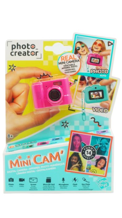 Creator mini gigikamera Trendikas mini-digikamera, jonka voit ottaa mukaasi minne tahansa! Kiinnita se laukkuusi Creator mini gigikamera Trendikas mini-digikamera, jonka voit ottaa mukaasi minne tahansa! Kiinnita se laukkuusi