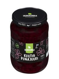 Herkkumaa Herkkumaa kuutiopunajuuri 710/440g
