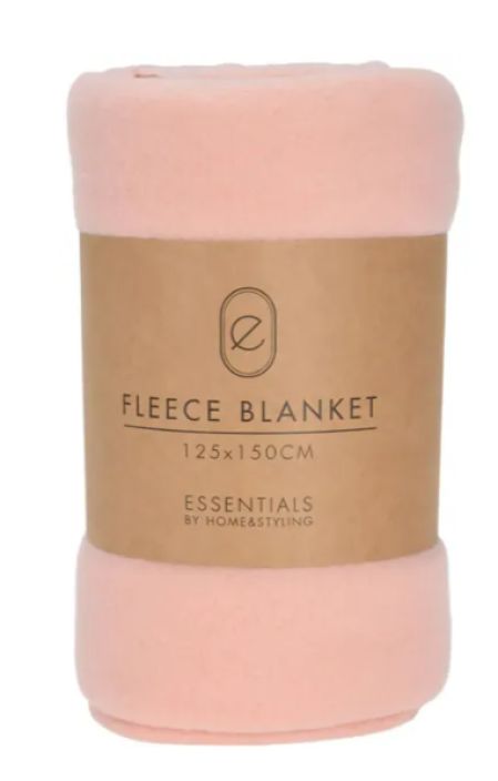 Fleece huopa 125x150cm pinkki HZ1011760 992-401 Fleece huopa 125x150cm pinkki HZ1011760 992-401