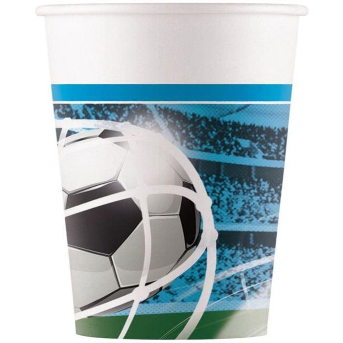 Kertakayttomuki kartonki jalkapallo 200ml 8kpl 633393 924-3237