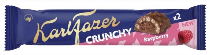 Fazer Cruchy Vadelma suklaapatukka 50g 906-474 Fazer Cruchy Vadelma suklaapatukka 50g 906-474