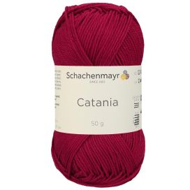 Schachenmayr Catania puuvillalanka 192 weinrot 50g 9801210-00192