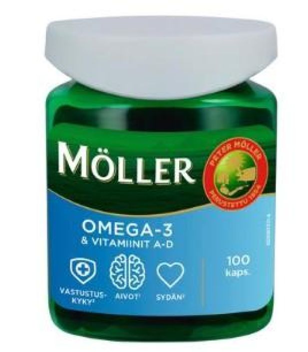 Moller Omega-3 100 kapselia 451139813 950-002