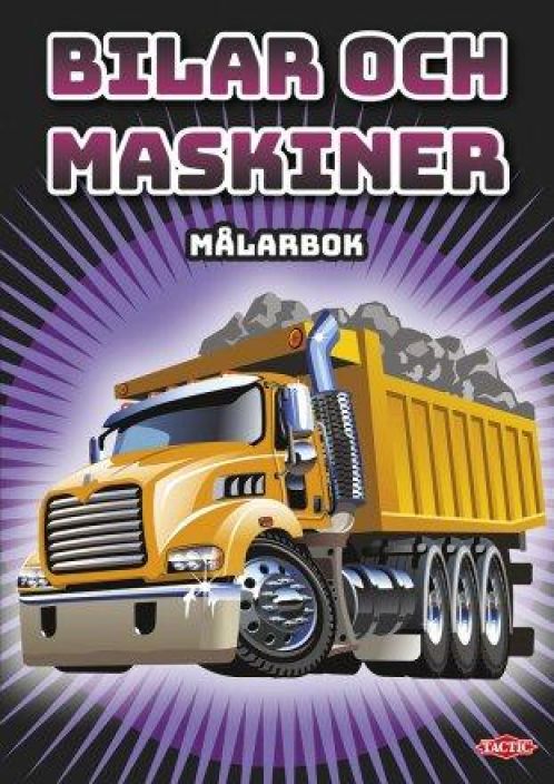 Bilar och maskiner malarbok 52597 926-1708