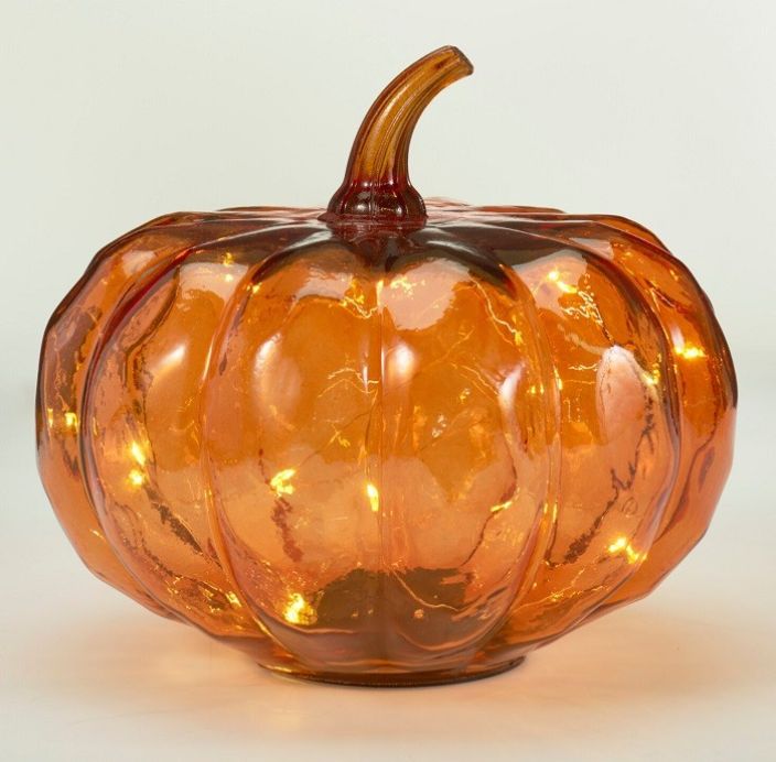 Kurpitsa led-valolla 17cm ADG000260 tuotekuva 1 Kurpitsa led-valolla 17cm ADG000260 tuotekuva 1