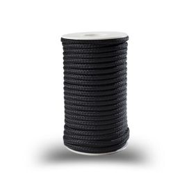 Piippo Polyesterinyöri 5mm x 17m musta