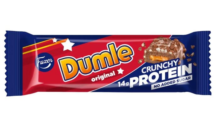 Fazer proteiinipatukka Dumle 45g 709320 906-498 Fazer proteiinipatukka Dumle 45g 709320 906-498