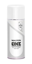 Maston spraymaali One Kiiltävä valkoinen 400ml